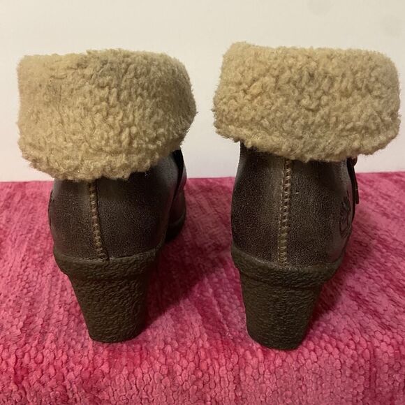 Timberland Earthkeepers Bayden Leather Ankle Boots Brown Size 9 - Picture 4 of 11